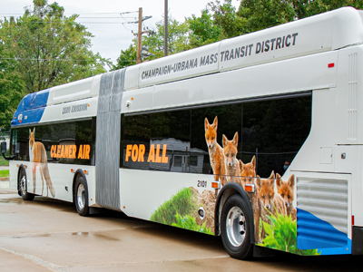 Champaign-Urbana Mass Transit District hydrogen fuel cell bus